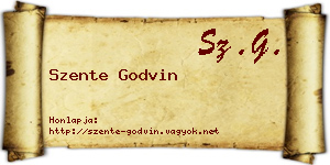 Szente Godvin névjegykártya